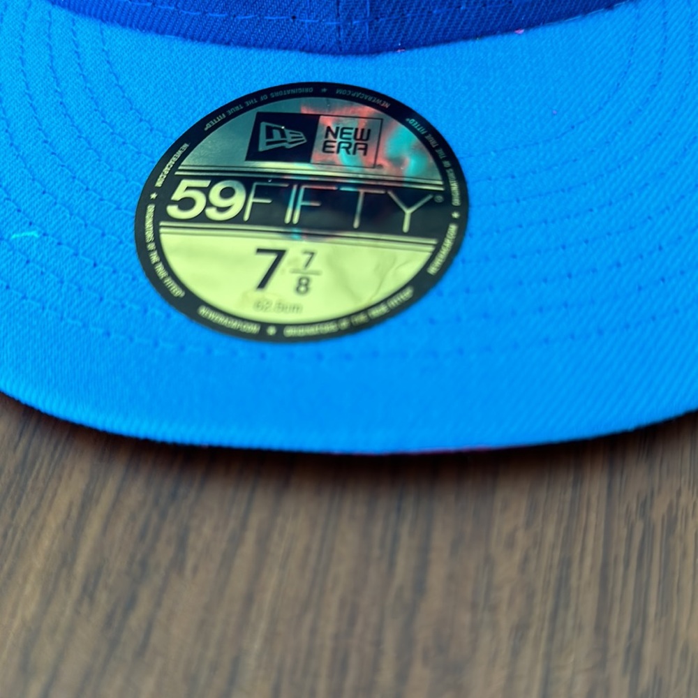 Colorado Rockies Big Rally Blue Raspberry hat - Picture 4 of 4